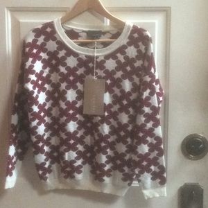 Lumiere F21 burgundy sweater Sz S